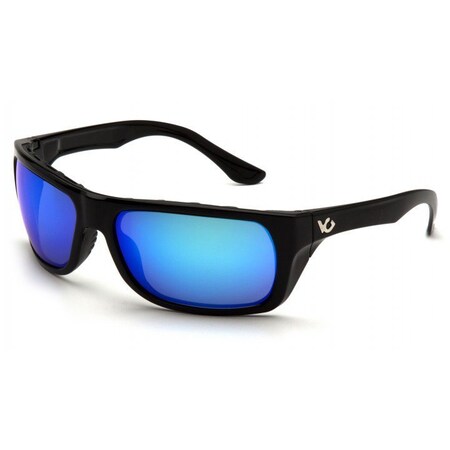 Pyramex Venture Gear - Vallejo - Black Frame/Ice Blue Mirror Anti-Fog Lens VGSB965T
